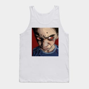 Pouting Zombie Boy Tank Top